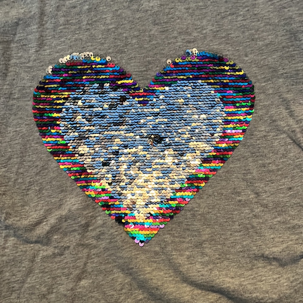 Crewcuts Flip Sequins Heart Top - Picture 3 of 4